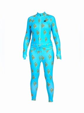 NWT Airblaster Horizon Sky Coral Hoodless Ninja Suit Size Medium Outdoor
